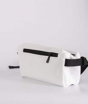 DuPont Material White Crossbody Bag & Waist Bag